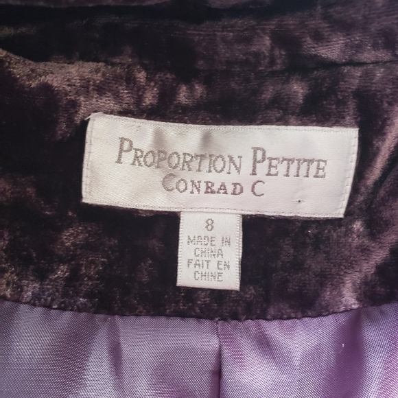 Vintage velvet blazer - Picture 8 of 11